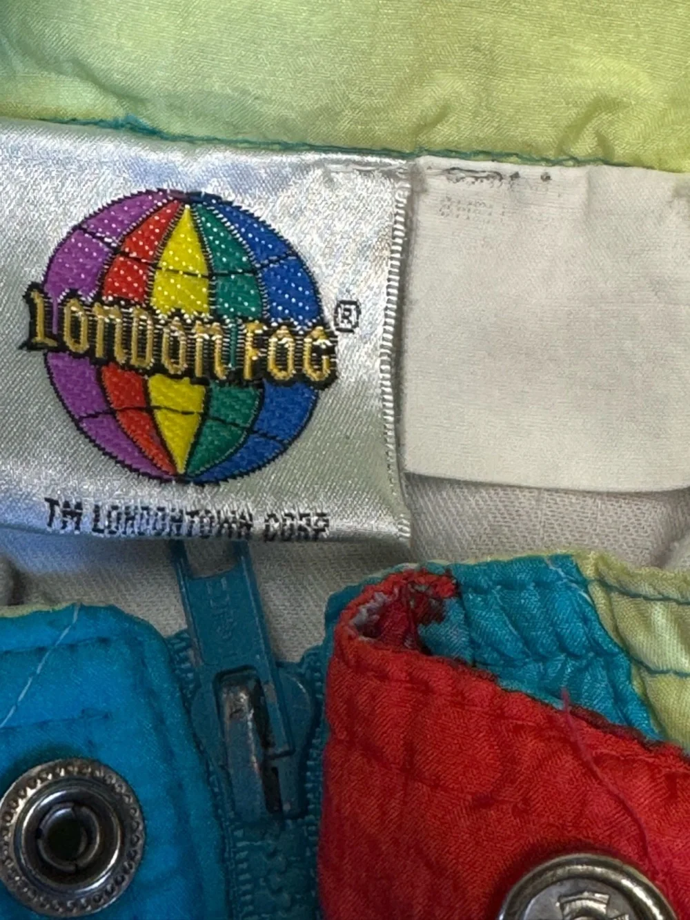 Vintage 80s London Fog Windbreaker Jacket Coat Children’s